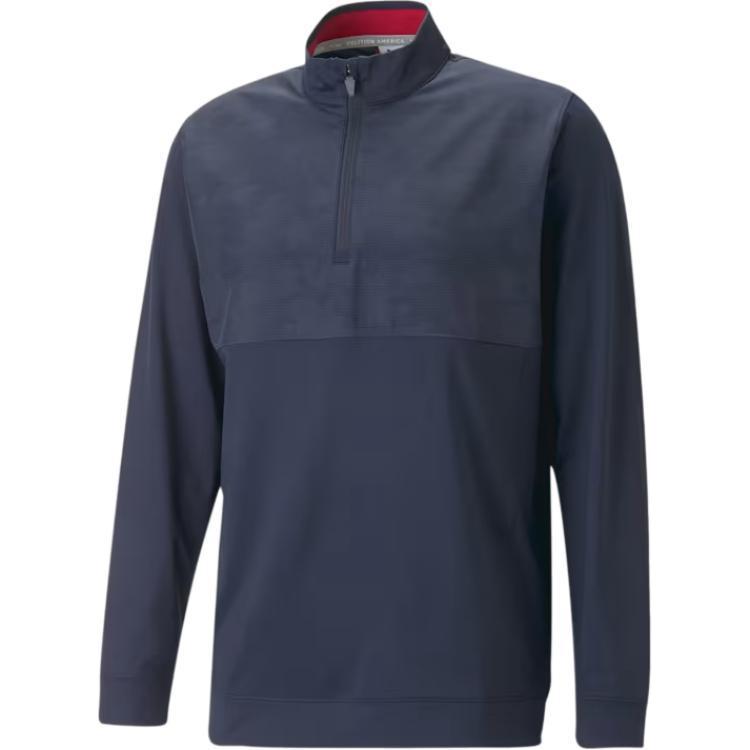 Puma Final Fantasy XIV Volition Camo Navy Quarter-Zip Golf Pullover 537472-01