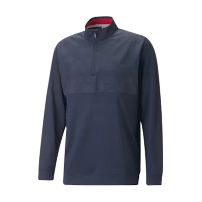 Puma Final Fantasy XIV Volition Camo Navy Quarter-Zip Golf Pullover 537472-01