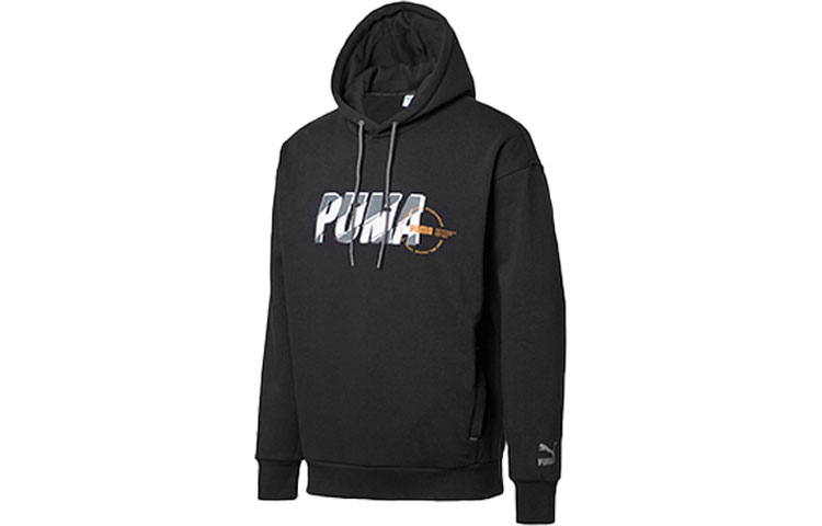 Puma FIRST MILE Camo Printed Sweatshirt Men’s Black 596725-01