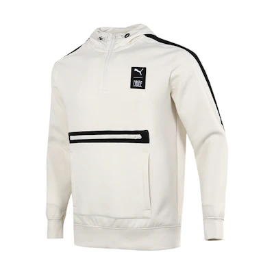 Puma First Mile Hoodie Sweatshirt Men’s Beige Training Pullover 532339-73