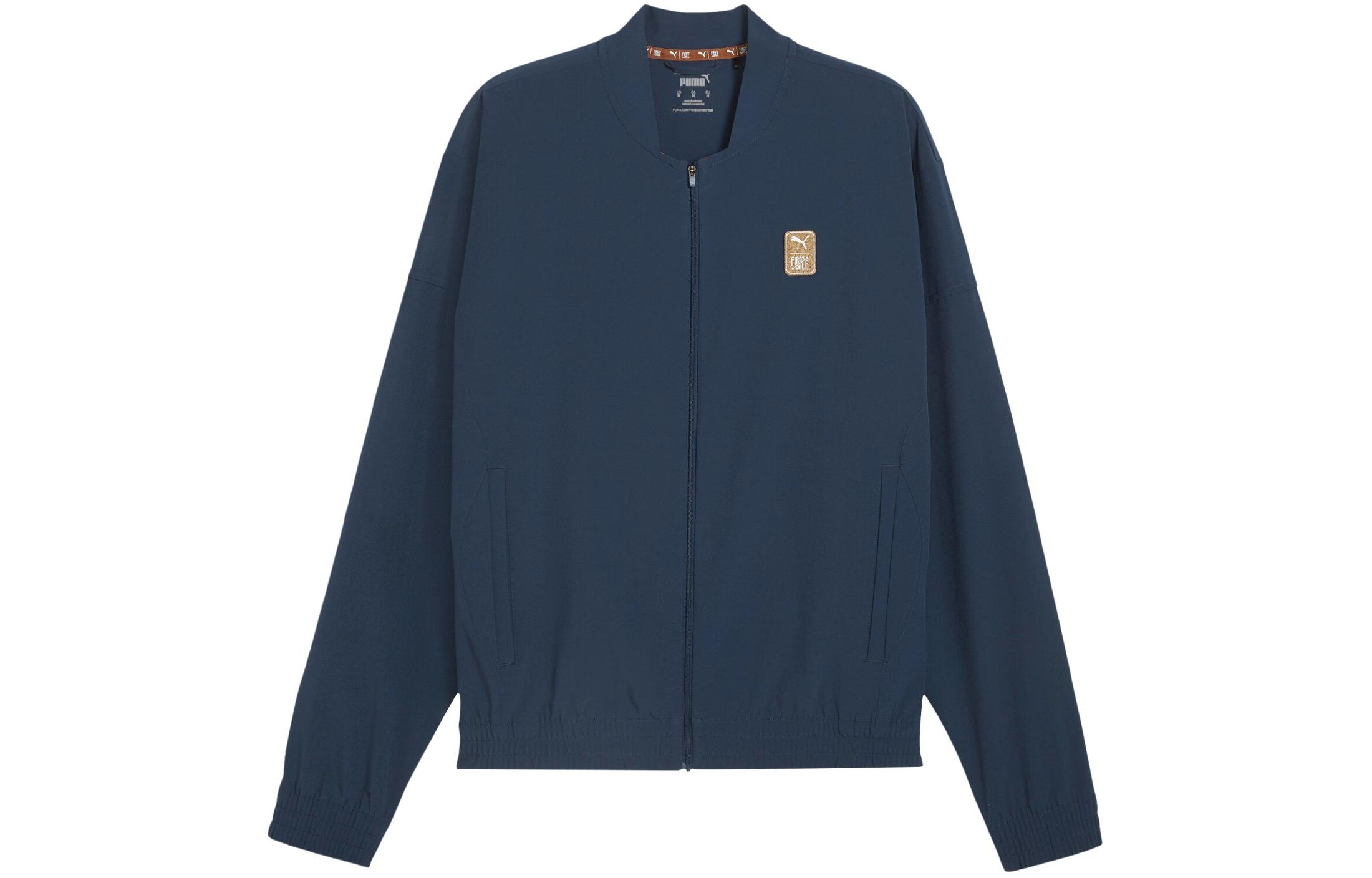 Puma FIRST MILE Navy Lightweight Breathable Running Jacket for Men 525395-14