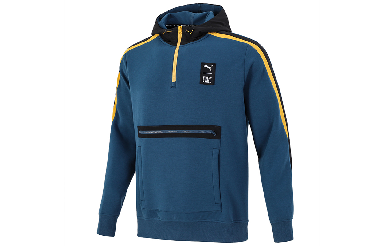 Puma First Mile Retro Training Pullover Sweatshirt Blue - 532339-65