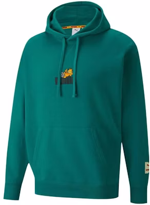 Puma x Garfield Hoodie Green Cartoon Graphic Collab Sportswear 534435-86 Buy Puma x Garfield Hoodie Green Cartoon Graphic Collab Sportswear 534435-86