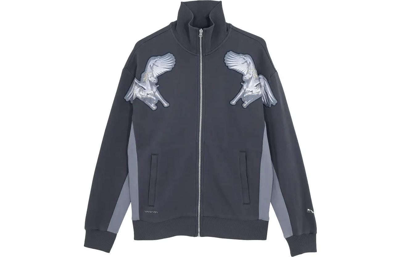 Puma x Hajime Sorayama Collaboration Zip Jacket Grey Unisex 622609-17