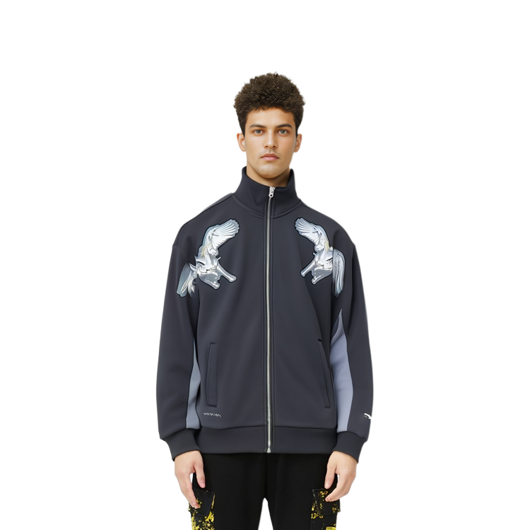 Shop Puma x Hajime Sorayama 聯名款灰色拉鍊外套 男女適穿 622609-17