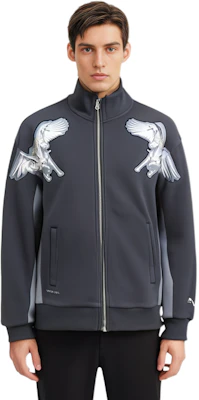 Puma x Hajime Sorayama 聯名款灰色拉鍊外套 男女適穿 622609-17 Purchase Puma x Hajime Sorayama 聯名款灰色拉鍊外套 男女適穿 622609-17