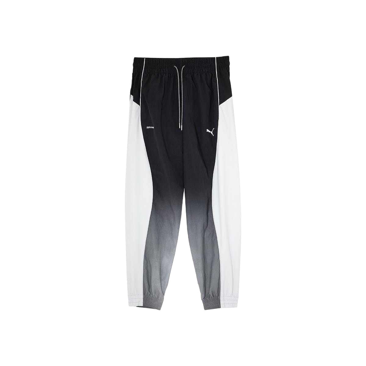 PUMA x Hajime Sorayama Gradient Knit Straight-Leg Joggers Black Mens. 626531-01