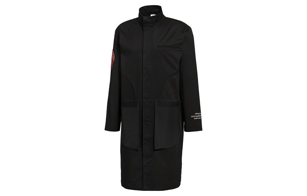 Puma x HAN Long Windbreaker Jacket Unisex Black Windproof Woven Collaboration 576883-75