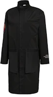 Puma x HAN Long Windbreaker Jacket Unisex Black Windproof Woven Collaboration 576883-75 Puma x HAN Long Windbreaker Jacket Unisex Black Windproof Woven Collaboration 576883-75