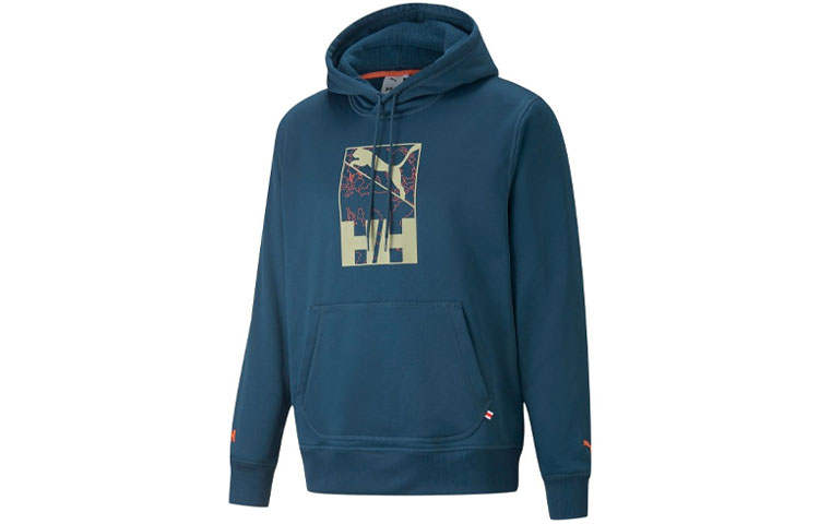 Puma Helly Hansen Knit Hoodie Navy Unisex Collaboration 532842-65