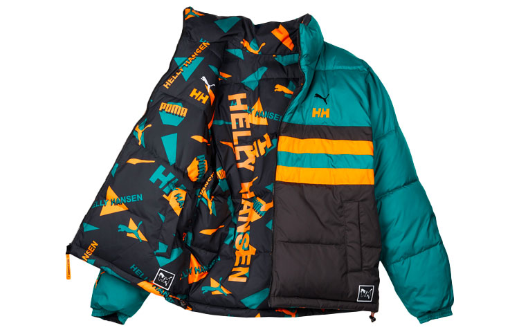Details for PUMA x HELLY HANSEN 綠色可雙面穿冬季羽絨外套 男女適用 597081-98