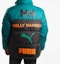 Cheap PUMA x HELLY HANSEN 綠色可雙面穿冬季羽絨外套 男女適用 597081-98