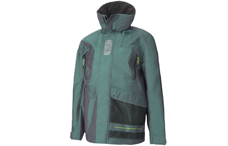 Puma HH Green Reflective Windproof Outdoor Jacket 598277-94