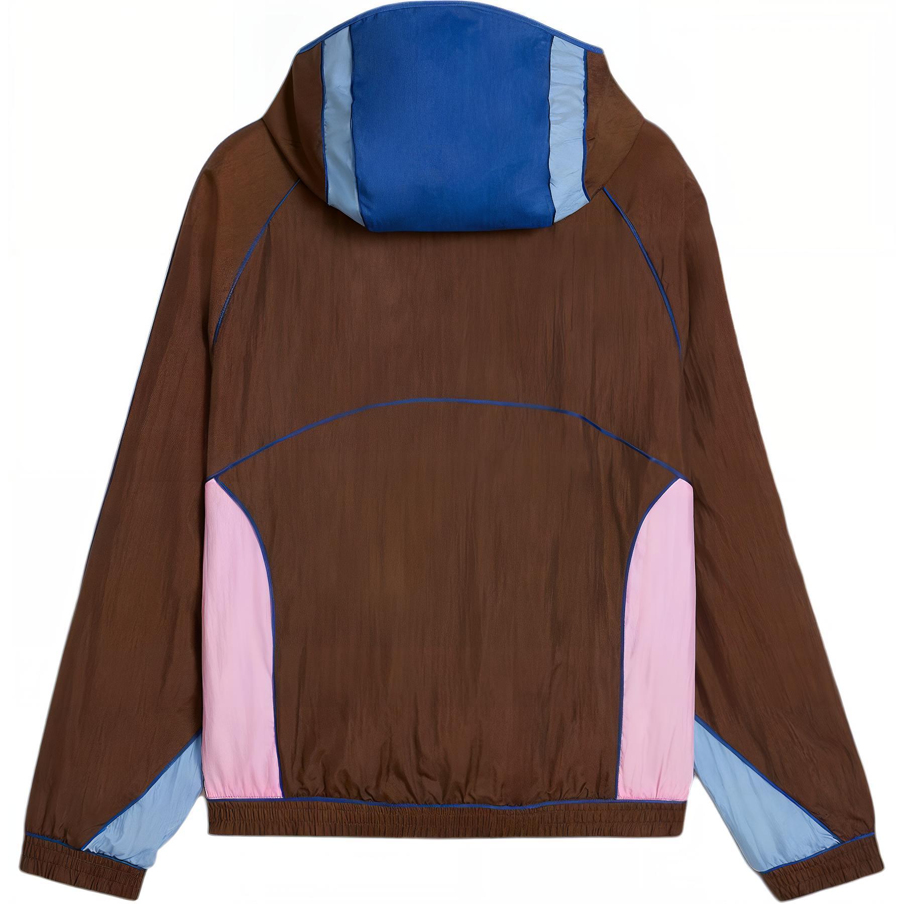 Puma KIDSUPER SS24 Brown Half-Zip Colorblock Jacket 627854-01 圖 3