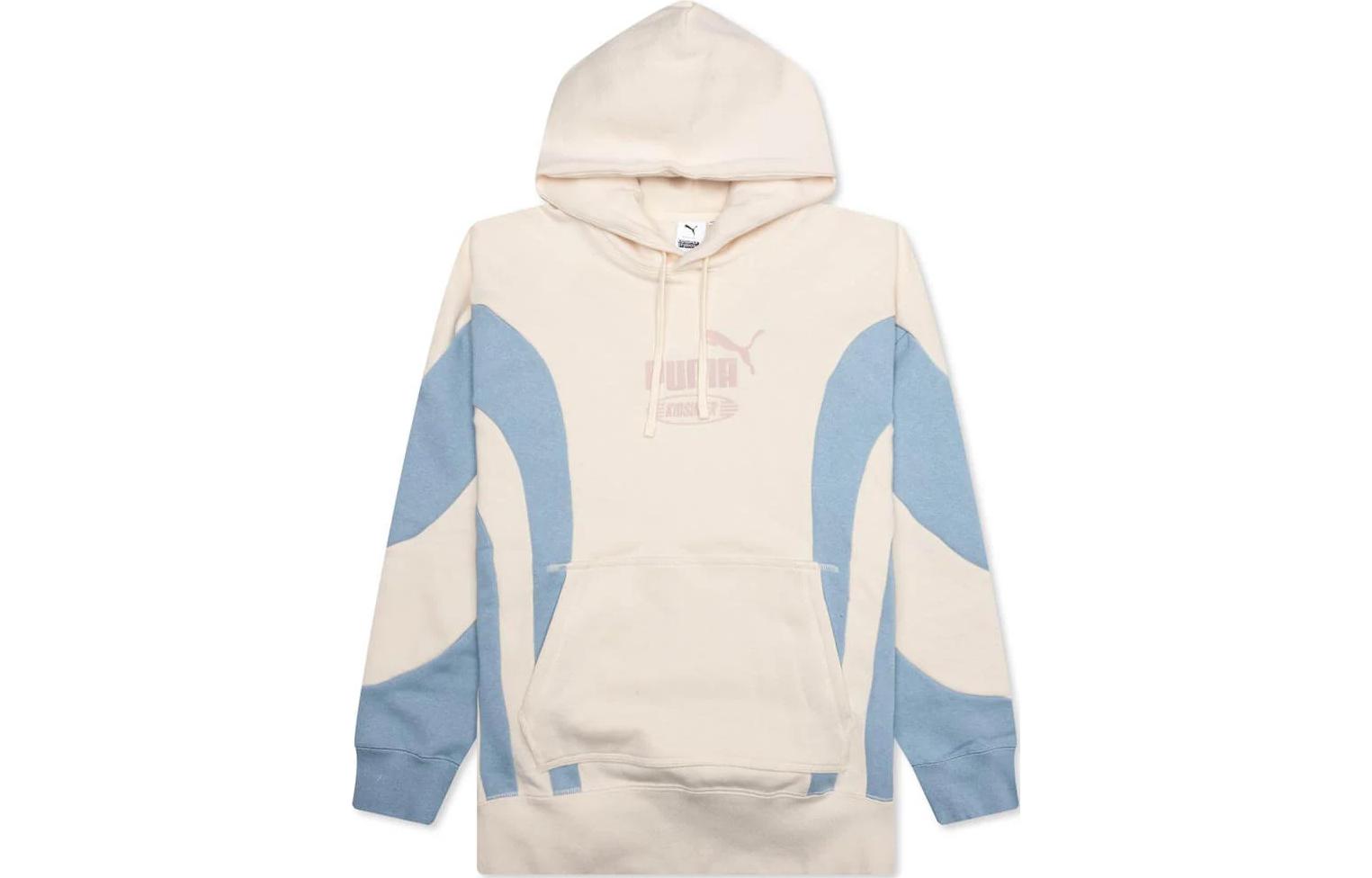 Puma KidSuper SS24 Logo Hoodie Unisex Lace-Up Comfort - Sugar Almond 624077-87