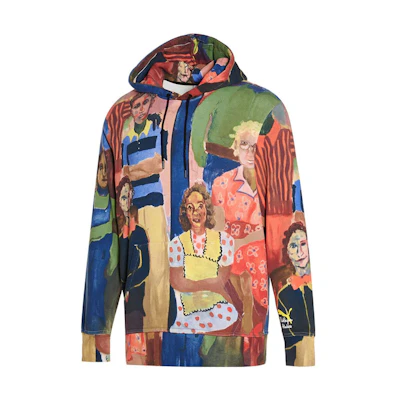 Puma KS Abstract Print Hoodie Unisex Pullover Multicolor 530407-02