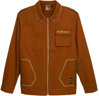 Puma x LaMelo Ball LaFrance Logo Brown Zip Polo Jacket - Long Sleeve 622826-01 Buy Puma x LaMelo Ball LaFrance Logo Brown Zip Polo Jacket - Long Sleeve 622826-01