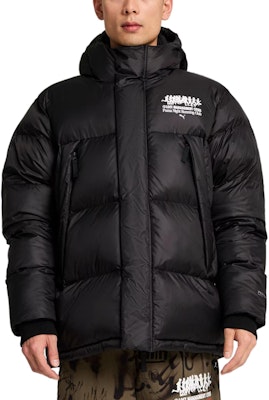 PUMA x LMC MMQ Pertex复古黑色夹克 时尚保暖外套 626557-01 Shop PUMA x LMC MMQ Pertex复古黑色夹克 时尚保暖外套 626557-01