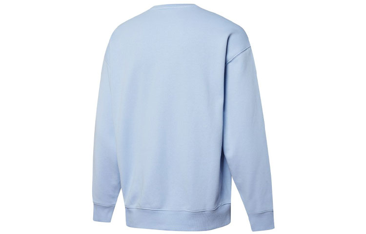 Lookbook Puma x Maison Kitsune Unisex Crewneck Knit Sweatshirt Light Blue Casual Sportswear 532324-92