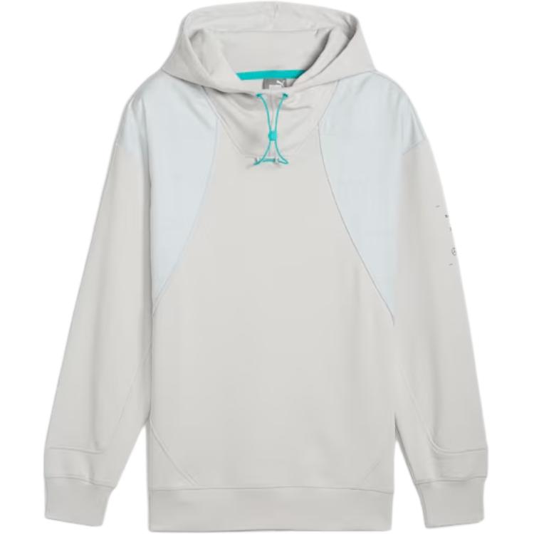 Puma MAPF1 RÆBURN Elevated Hoodie Men’s Grey SS24 Comfortable Sportswear 627555-02
