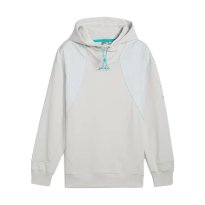 Puma MAPF1 RÆBURN Elevated Hoodie Men’s Grey SS24 Comfortable Sportswear 627555-02