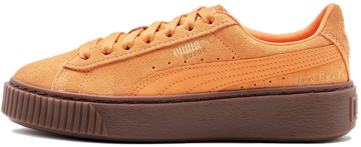 PUMA Mardi Mercredi 耐磨防滑 低幫 板鞋 男女同款 橙色 Buy PUMA Mardi Mercredi 耐磨防滑 低幫 板鞋 男女同款 橙色