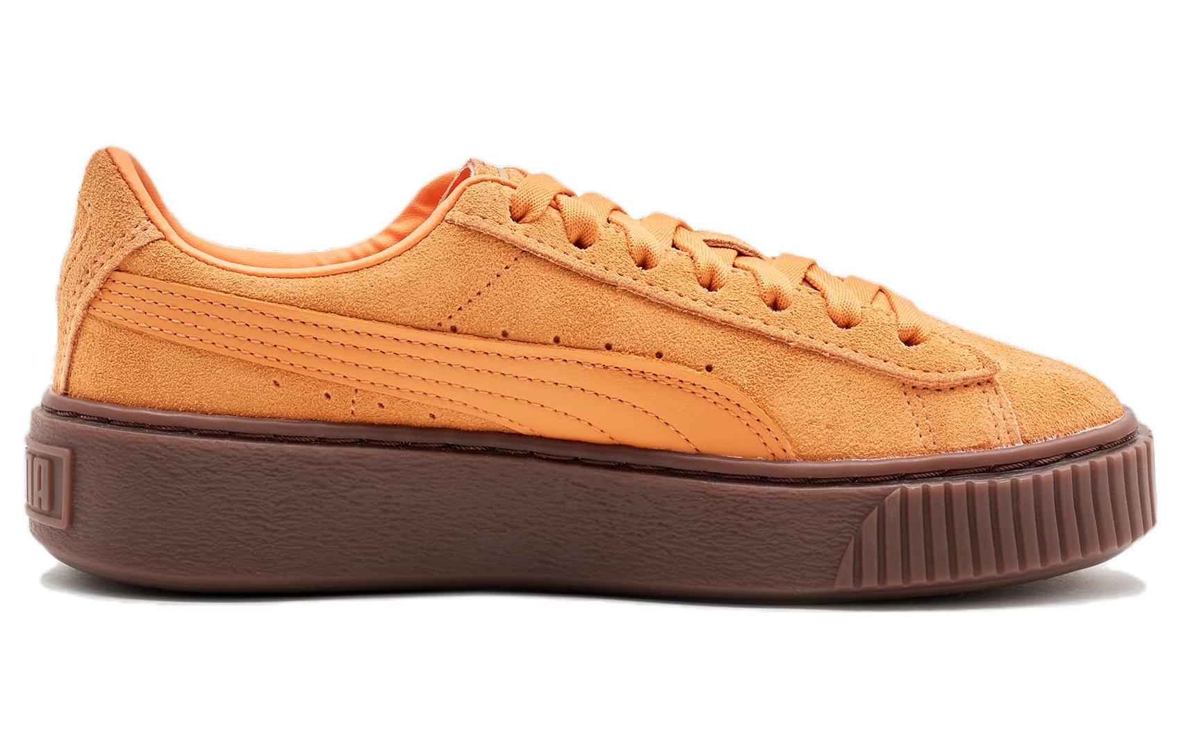 Order PUMA Mardi Mercredi 耐磨防滑 低幫 板鞋 男女同款 橙色