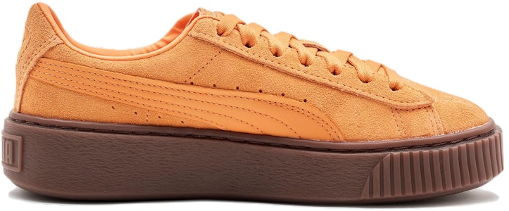 PUMA Mardi Mercredi 耐磨防滑 低幫 板鞋 男女同款 橙色 Order PUMA Mardi Mercredi 耐磨防滑 低幫 板鞋 男女同款 橙色