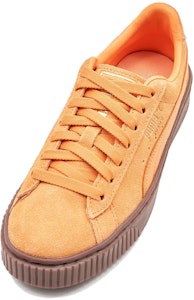 PUMA Mardi Mercredi 耐磨防滑 低幫 板鞋 男女同款 橙色 Lookbook PUMA Mardi Mercredi 耐磨防滑 低幫 板鞋 男女同款 橙色