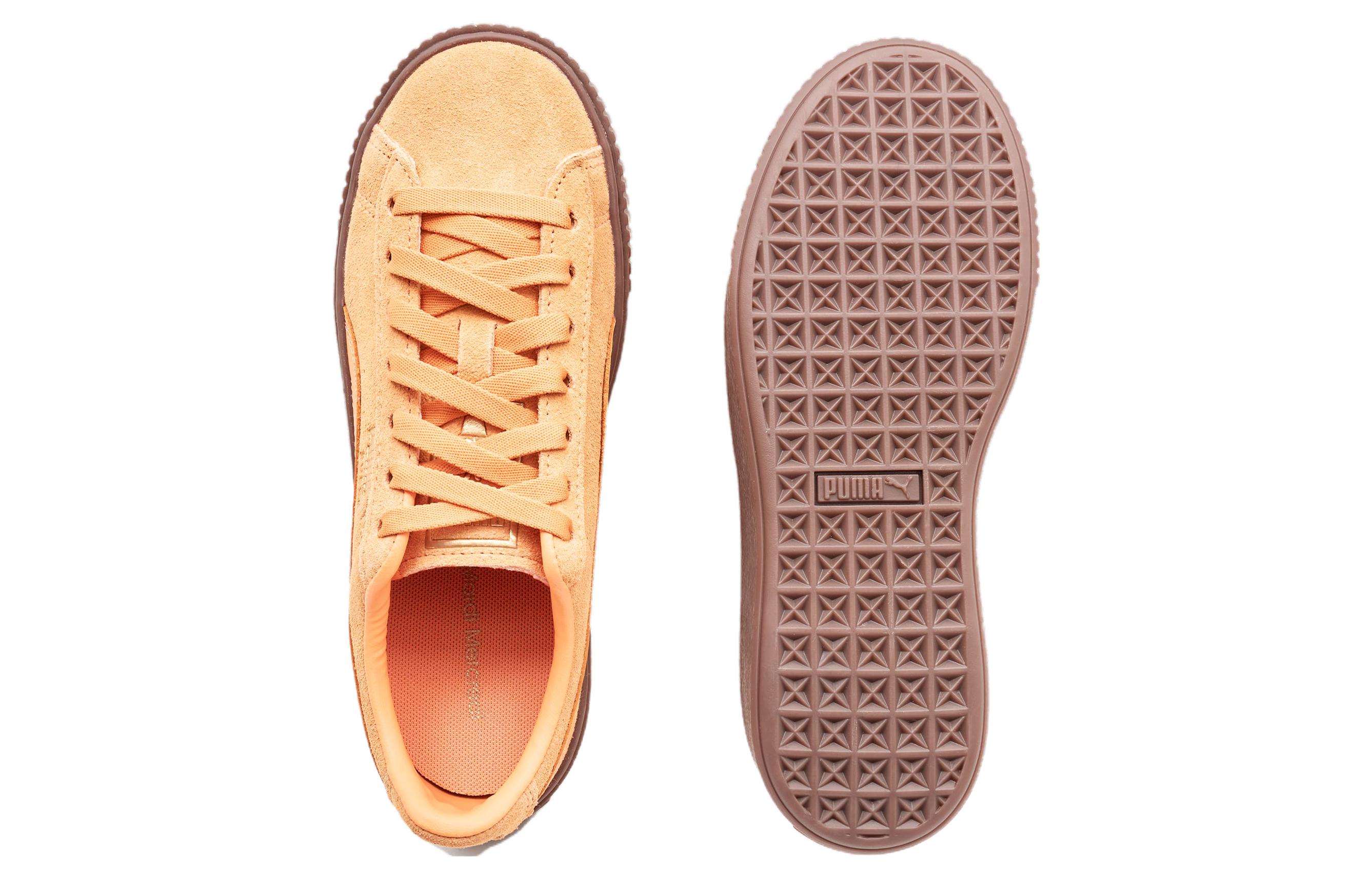 Details for PUMA Mardi Mercredi 耐磨防滑 低幫 板鞋 男女同款 橙色