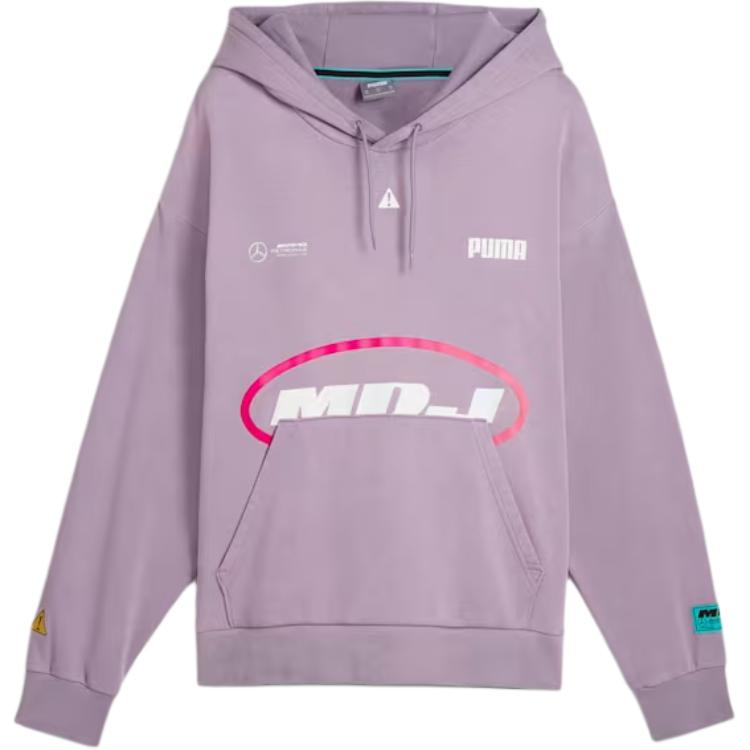 Puma Mercedes-AMG Petronas F1 Mad Dog Jones Logo Hoodie Pale Pink 627837-04