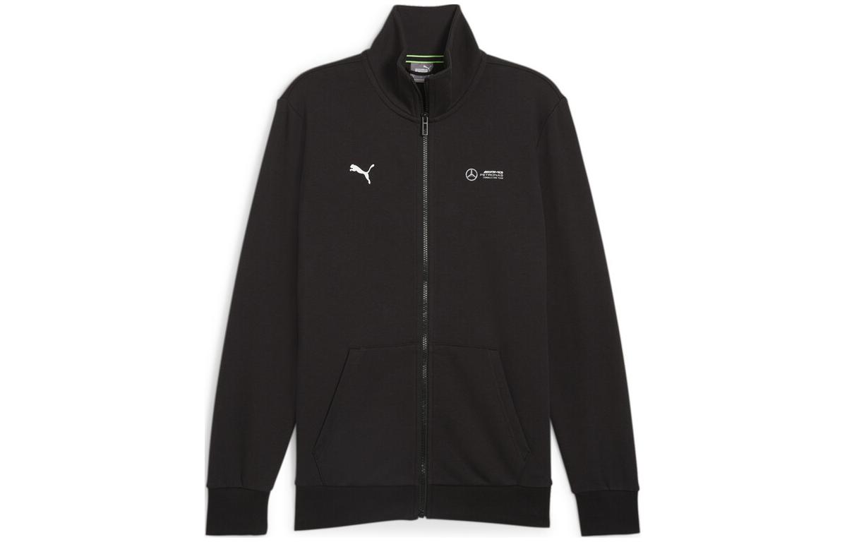 Puma Mercedes-Benz Full-Zip Black Jacket Casual Loose Fit 623763-01
