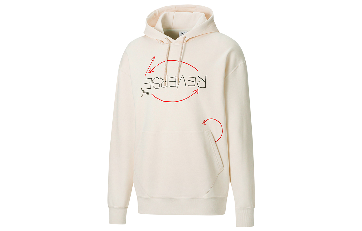 Puma Michael Lau Beige Graphic Pullover Sweatshirt Casual Sportswear 530357-75