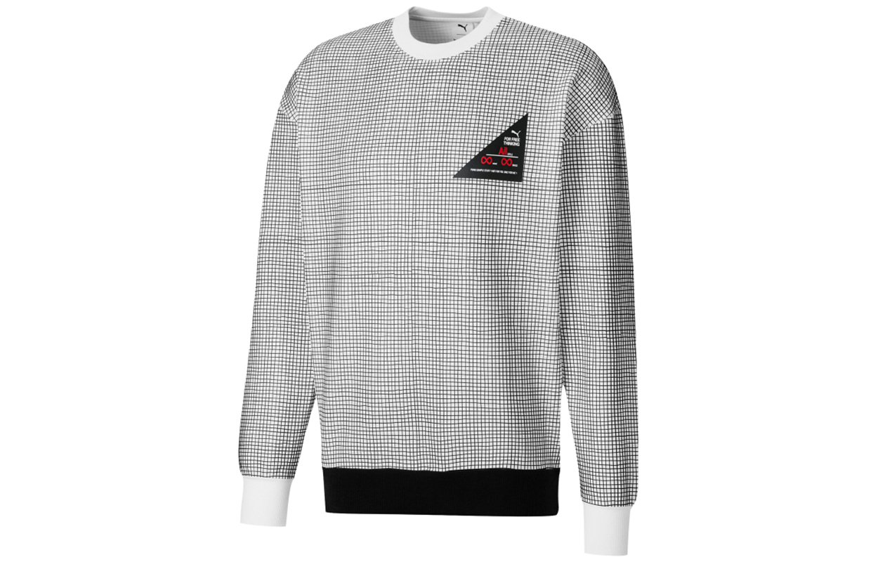 Puma Michael Lau Pullover Crewneck Sweatshirt Black Casual Sportswear 530359-52