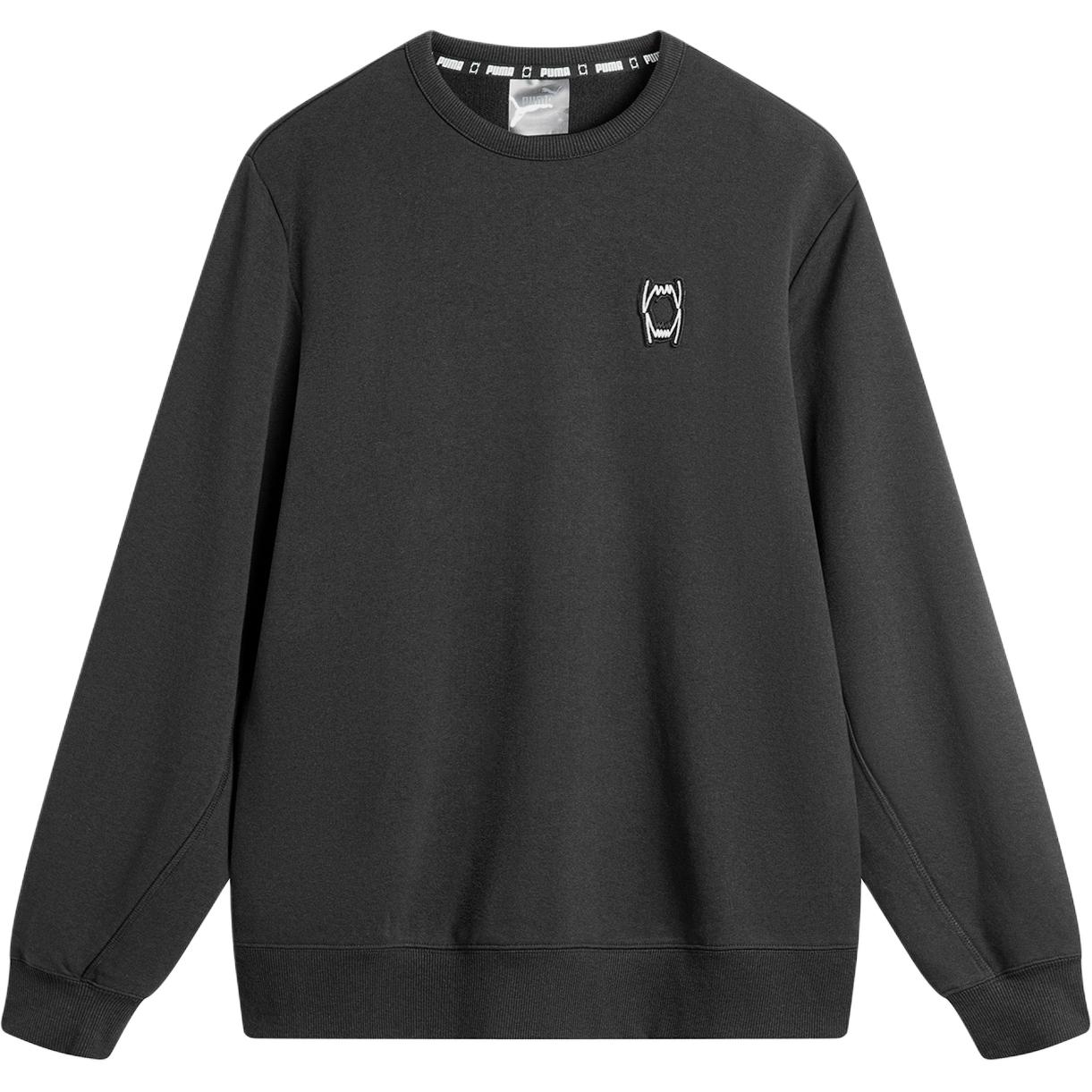 Puma MISHKA Crown Unisex Black Knit Long Sleeve Sweatshirt - Simple & Breathable 624782-04