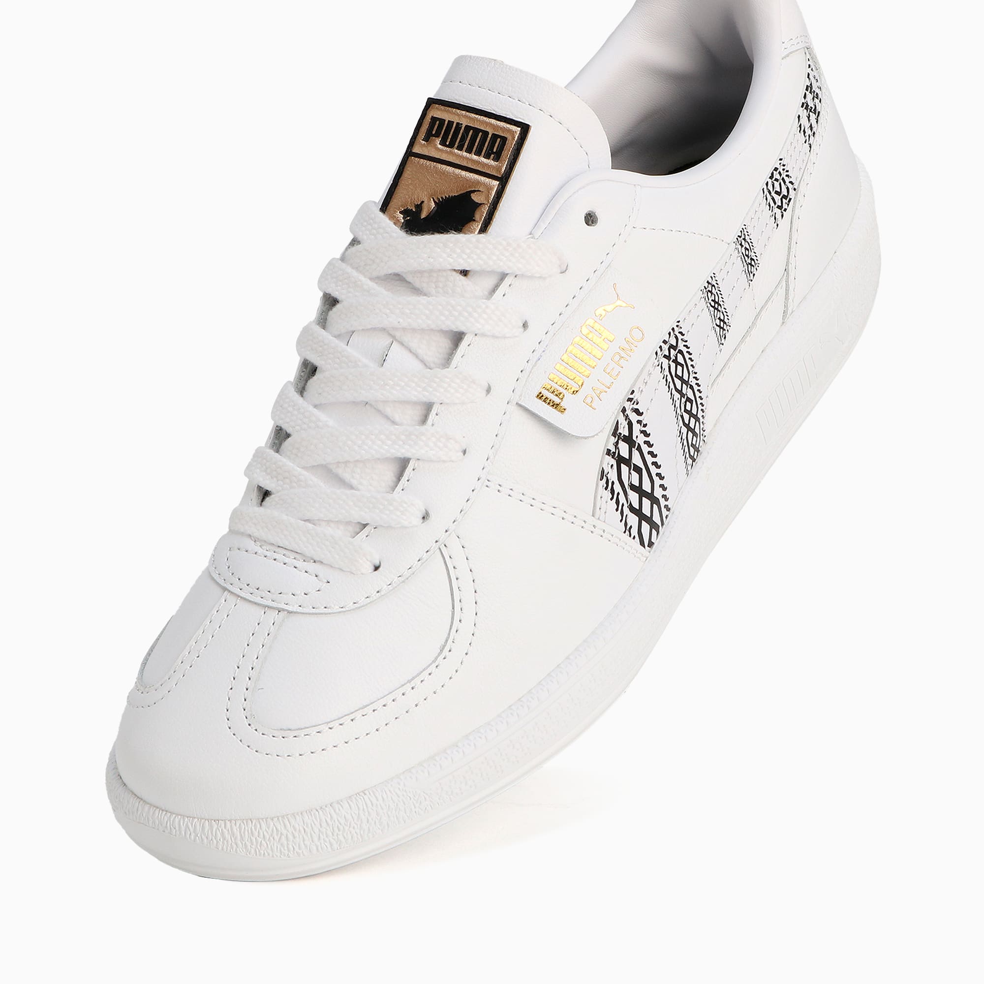 Sizing PUMA x 魔物獵人巴勒莫皮革運動鞋 403579-01