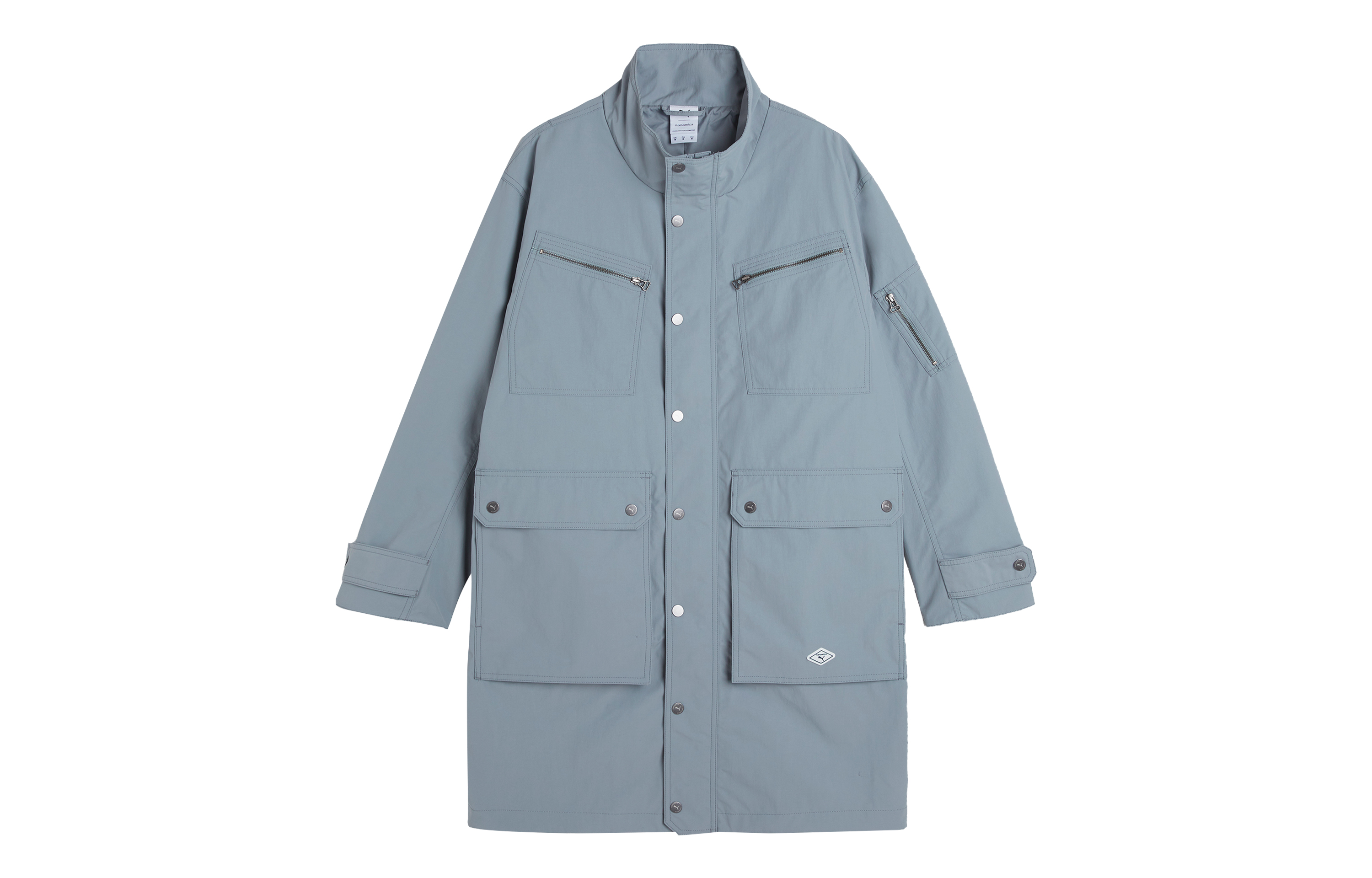 Puma x nanamica SS23 Woven Outdoor Utility Jacket - Windy Gray 539851-85