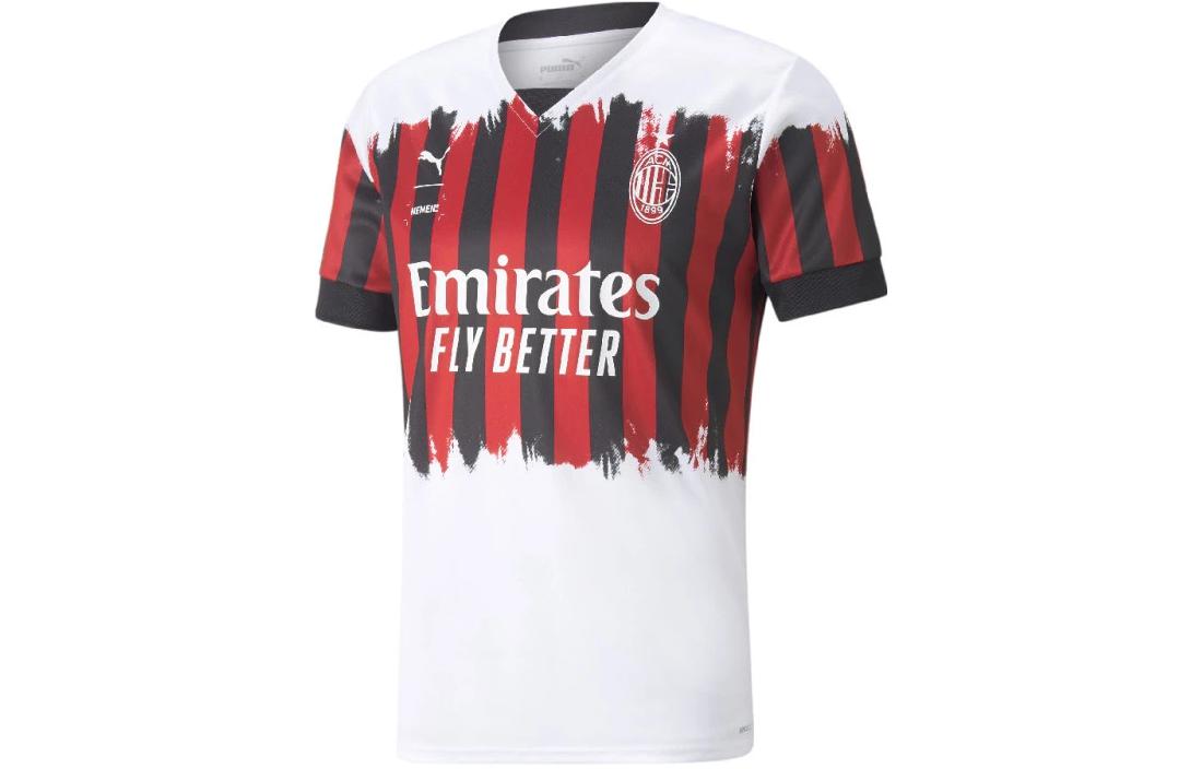 Order Puma x NEMEN Baju-T Leher Bulat Berjalur Putih 769398-02