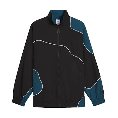 Puma PAM CELLERATOR Track Jacket Black Unisex Retro Casual Colorblock Design 624069-01