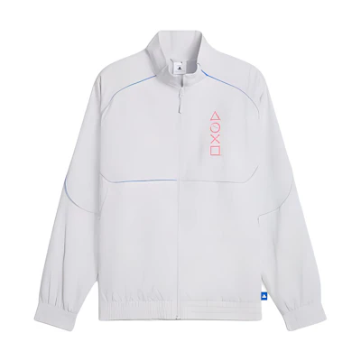 Puma PlayStation SS24 Logo Print Silver Track Jacket 624696-42