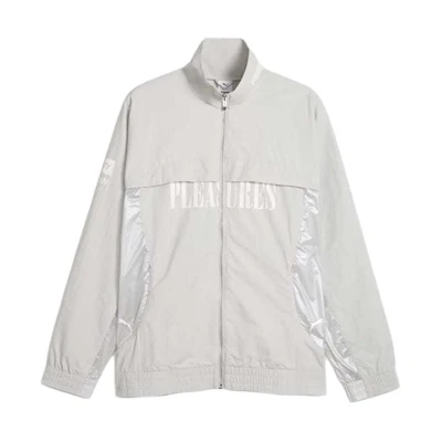 Puma PLEASURES Grey Zip-Up Track Jacket with Logo 624095-72