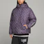 Shop Puma x Pleasures 紫色連帽羽絨外套 全版印花設計 620875-74