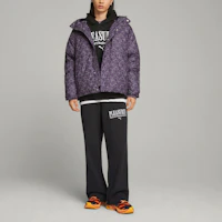 Purchase Puma x Pleasures 紫色連帽羽絨外套 全版印花設計 620875-74