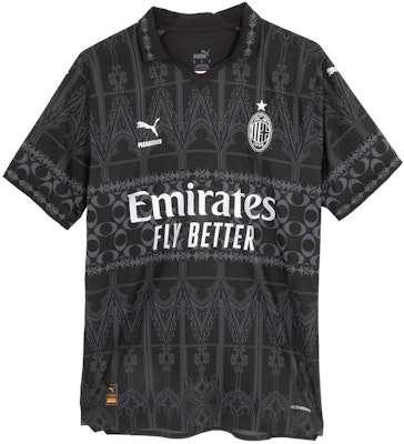 プーマ x プレジャーズ レトロサッカージャージ ブラック グラフィック半袖シャツ 776066-01 Buy プーマ x プレジャーズ レトロサッカージャージ ブラック グラフィック半袖シャツ 776066-01