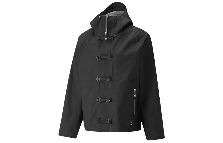 Puma PRONOUNCE Black Hoodie Long Sleeve Casual Jacket 534030-01