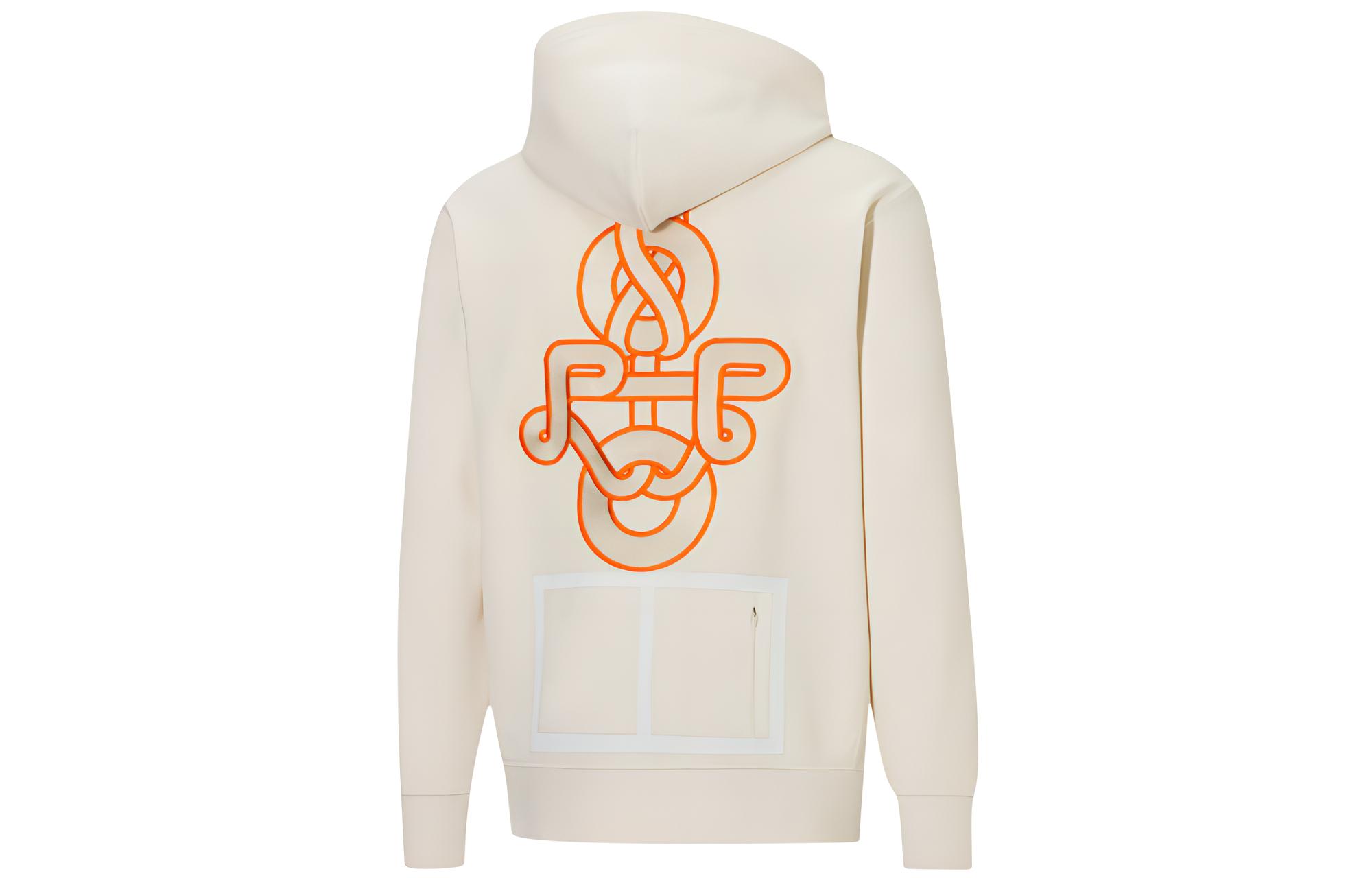 Puma PRONOUNCE Embroidered Graphic Knit Hoodie Off-White 532143-93