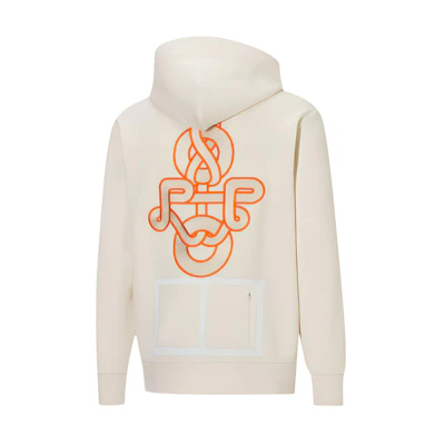 Puma PRONOUNCE Embroidered Graphic Knit Hoodie Off-White 532143-93