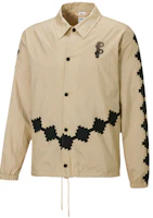 Puma x PRONOUNCE Woven Jacket Geometric Print Unisex Khaki Sports Jacket 532152-20 Puma x PRONOUNCE Woven Jacket Geometric Print Unisex Khaki Sports Jacket 532152-20