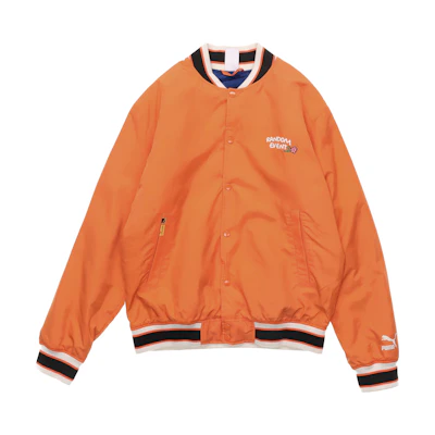 Puma Randomevent Collaboration Orange Bomber Jacket Unisex Casual Wear 59666140