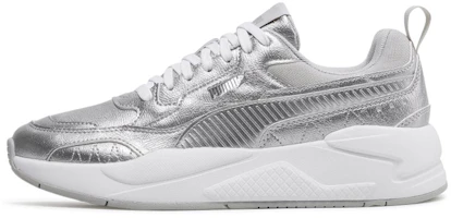 Puma X-Ray2 Square Metallic Tum 'Silver White' 382218-01 Puma X-Ray2 Square Metallic Tum 'Silver White' 382218-01